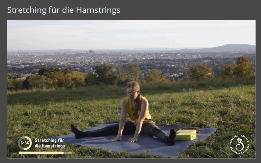 Mitglieder-Bereich Hamstringstretching
